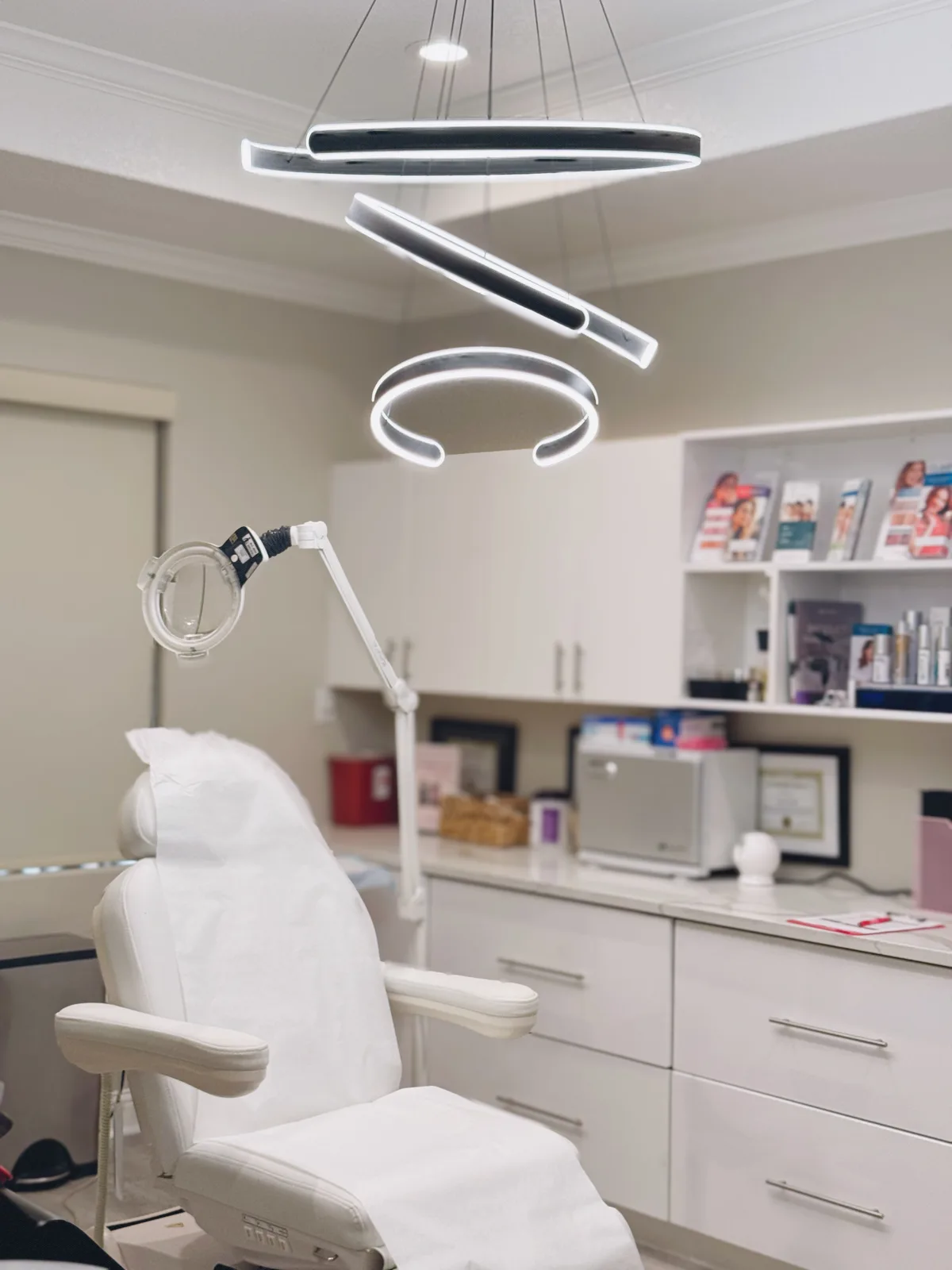 Inside the clinic treatment room